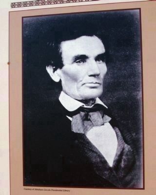 Close-up Photo - Abraham Lincoln image. Click for full size.