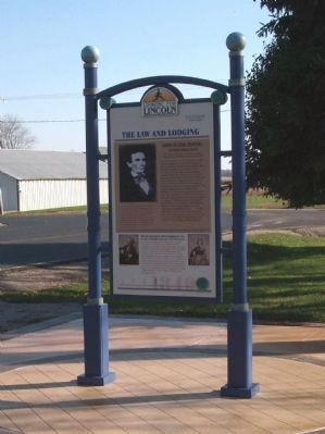 Full View -The Law and Lodging Marker. Click for full size. Full View -The Law and Lodging Marker image. Click for full size.