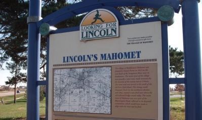 Top Section - - Lincoln's Mahomet / Marker image. Click for full size.