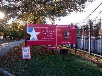 Entrance to the Tredegar Site. Click for full size. Entrance to the Tredegar Site image. Click for full size.