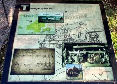Tredegar Spike Mill Marker. Click for full size. Tredegar Spike Mill Marker image. Click for full size.