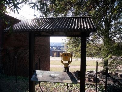 The Richmond-Petersburg Railroad Bridge Marker at Tredegar. Click for full size. The Richmond-Petersburg Railroad Bridge Marker at Tredegar image. Click for full size.