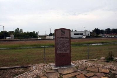 Military Road - Choctaw Trail of Tears Marker image. Click for full size.