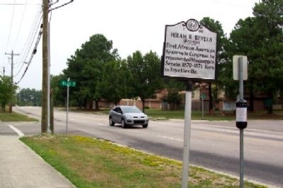 Hiram R. Revels Marker. Click for full size. Hiram R. Revels Marker image. Click for full size.