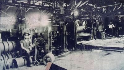 Edward Wade with tongs. image. Click for full size.