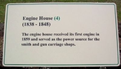 Engine House (1838 - 1848) Marker. Click for full size. Engine House (1838 - 1848) Marker image. Click for full size.