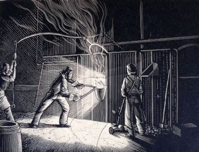 Antebellum Tredegar foundry workers image. Click for full size.