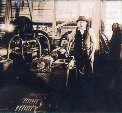 George Perrini at the lathe image. Click for full size.