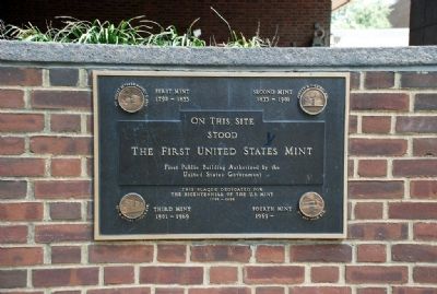 First United States Mint Marker. Click for full size. First United States Mint Marker image. Click for full size.