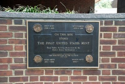 First United States Mint Marker image. Click for full size.