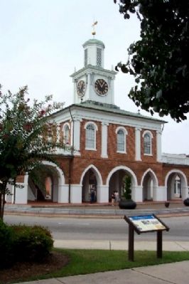 The Market House and Marker image. Click for full size.