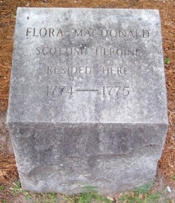 Flora MacDonald Marker. Click for full size. Flora MacDonald Marker image. Click for full size.