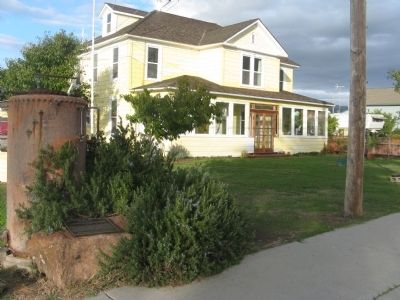 LaMontagne Boarding House and Marker. Click for full size. LaMontagne Boarding House and Marker image. Click for full size.