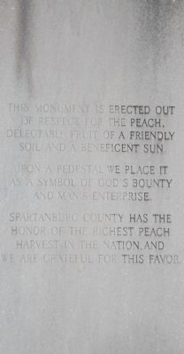 Peach Monument Marker image. Click for full size.