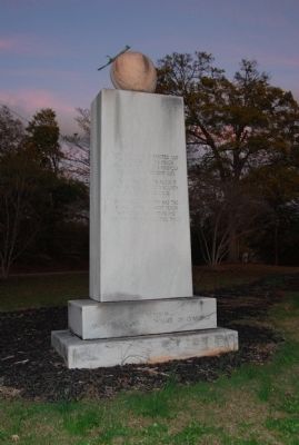 Peach Monument Marker. Click for full size. Peach Monument Marker image. Click for full size.