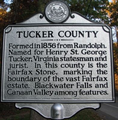 Tucker County Side. Click for full size. Tucker County Side image. Click for full size.