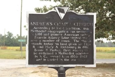 Andrews Chapel Church Marker image. Click for full size.