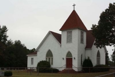 Andrews Chapel Church seen along Pulitzer Road image. Click for full size.