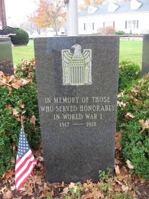 World War I Memorial. Click for full size. World War I Memorial image. Click for full size.