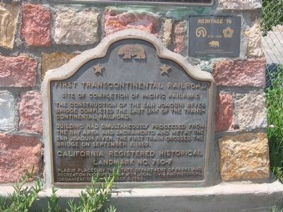 Completion of the Pacific Railroad. Click for full size. Completion of the Pacific Railroad image. Click for full size.