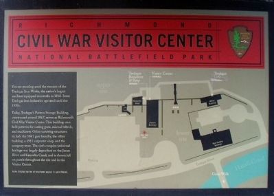 Civil War Visitor Center Marker. Click for full size. Civil War Visitor Center Marker image. Click for full size.