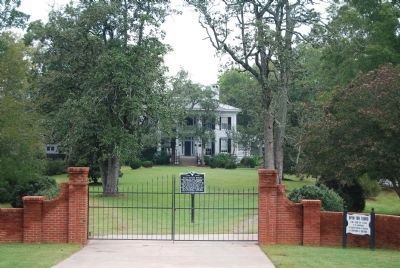Burt-Stark House from Confederate States Cabinet Marker, Looking Northwest image. Click for full size.
