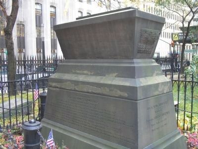 Monument in Trinity Churchyard. Click for full size. Monument in Trinity Churchyard image. Click for full size.