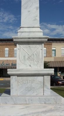 Waycross Confederate Monument , south face image. Click for full size.