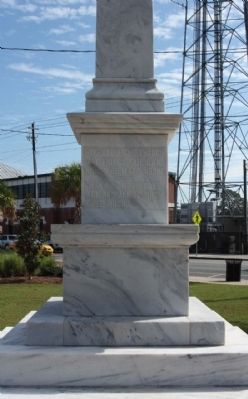 Waycross Confederate Monument , west face image. Click for full size.