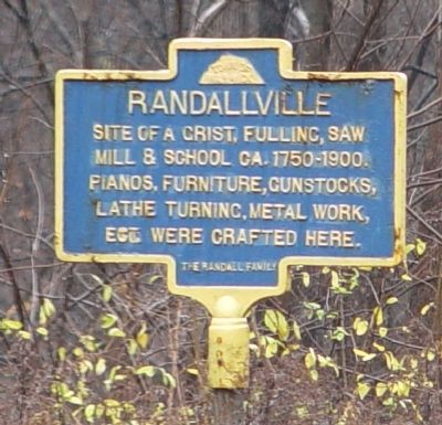 Randallville Marker. Click for full size. Randallville Marker image. Click for full size.