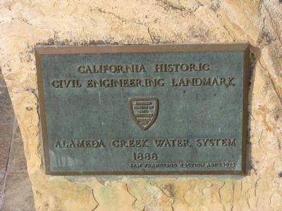 Sunol Water Temple Marker. Click for full size. Sunol Water Temple Marker image. Click for full size.