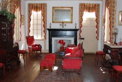 The parlor in the Homestead. Click for full size. The parlor in the Homestead image. Click for full size.