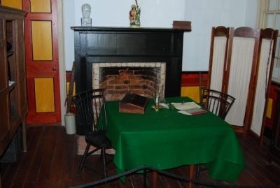 Doctor's study in the Homestead. Click for full size. Doctor's study in the Homestead image. Click for full size.