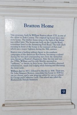 Bratton Home Marker image. Click for full size.