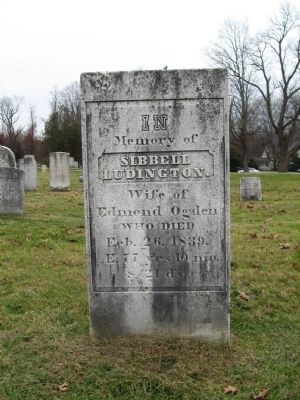 Sibbell Ludington’s gravestone image. Click for full size.