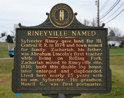 Rineyville Named Marker image. Click for full size.