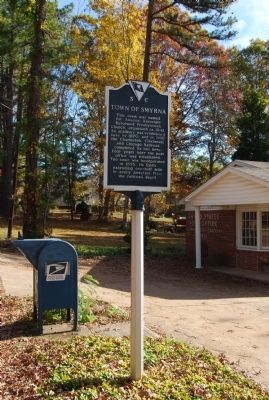 Town of Smyrna Marker image. Click for full size.