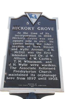 Hickory Grove Marker image. Click for full size.