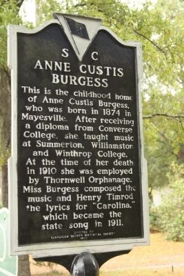 Anne Custis Burgess Marker image. Click for full size.