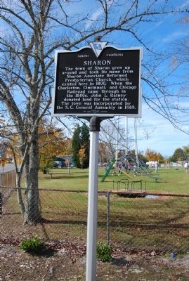 Town of Sharon Marker image. Click for full size.