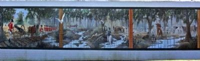 Revolutionary Skirmish Near Wyboo Swamp Mural at the IGA in Manning image. Click for full size.