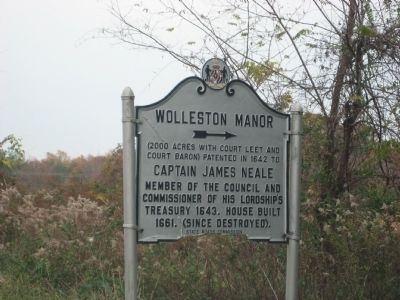 Wolleston Manor Marker image. Click for full size.