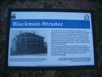 Blackman-Strader Marker image. Click for full size.