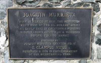 Joaquin Murrieta Marker image. Click for full size.