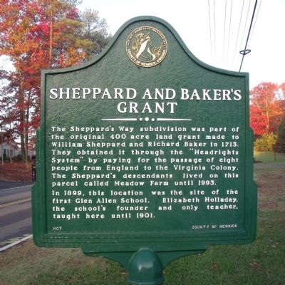 Sheppard and Baker's Grant Marker image. Click for full size.