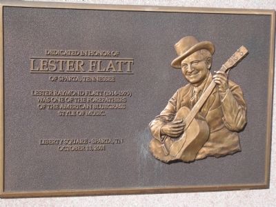 Lester Flatt Brass Marker. Click for full size. Lester Flatt Brass Marker image. Click for full size.