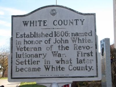 White County Marker image. Click for full size.