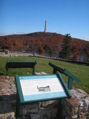 Marker at High Point State Park. Click for full size. Marker at High Point State Park image. Click for full size.