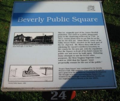 Beverly Public Square Marker image. Click for full size.