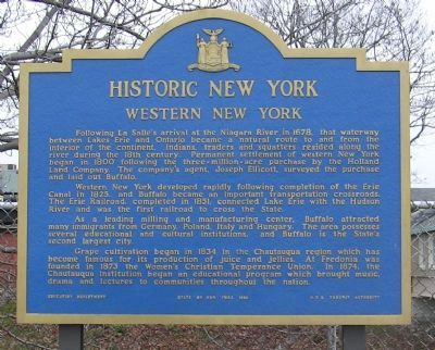 Historic New York Marker. Click for full size. Historic New York Marker image. Click for full size.